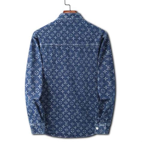 camisa louis vuitton azul